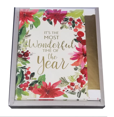 It's the Most Wonderful Time of the Year - Luxury Boxed Holiday Cards - 18ct.