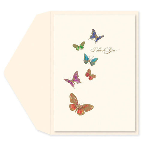 Thank You Greeting Card - Butterfly Kisses