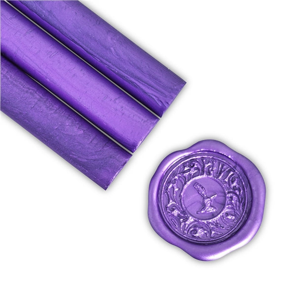 Metallic Purple Glue Gun Wax