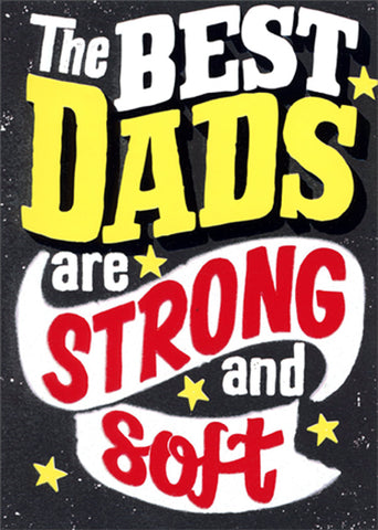 Father's Day Greeting Card - Strong Dads