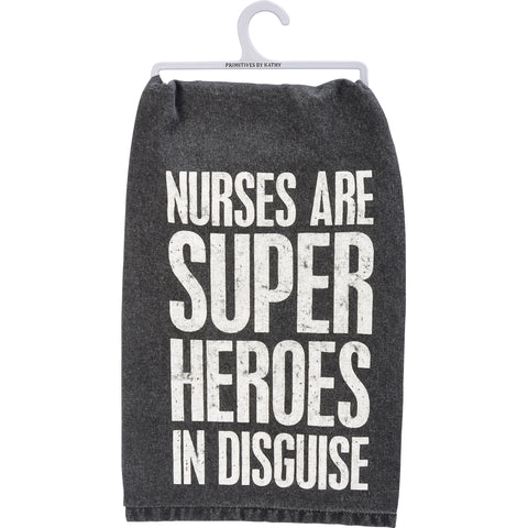 Kitchen Towel - Nurses Are Superheroes In Disguise