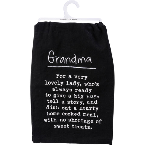 Kitchen Towel - Grandma A Very Lovely Lady