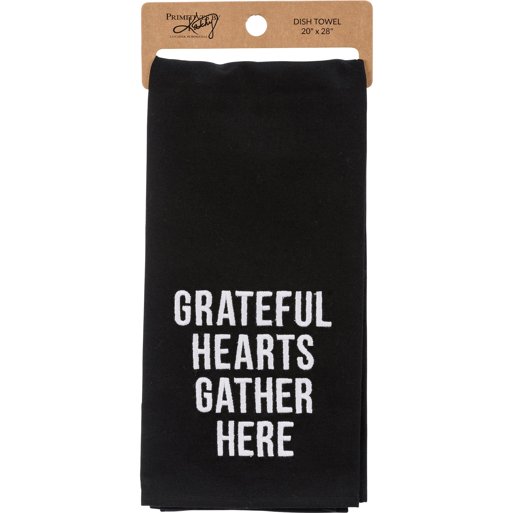 Kitchen Towel - Grateful Hearts Gather Here