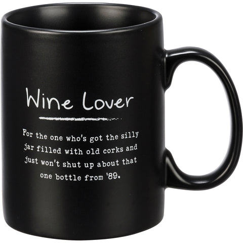 Stoneware Mug - Wine Lover