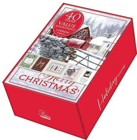 40ct - Value Pack Holiday Card Assortment