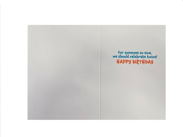 Birthday Greeting Card - Alpaca Party Hats