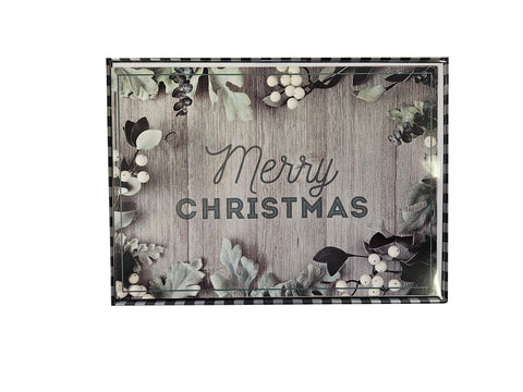 Rustic Christmas - Premium Boxed Farmhouse Holiday Cards - 18ct.