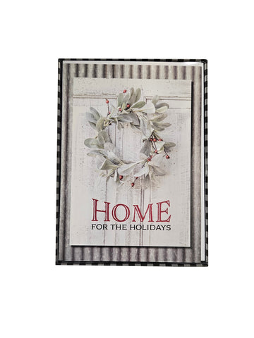 Home For The Holidays - Premium Boxed Farmhouse Holiday Cards - 18ct.