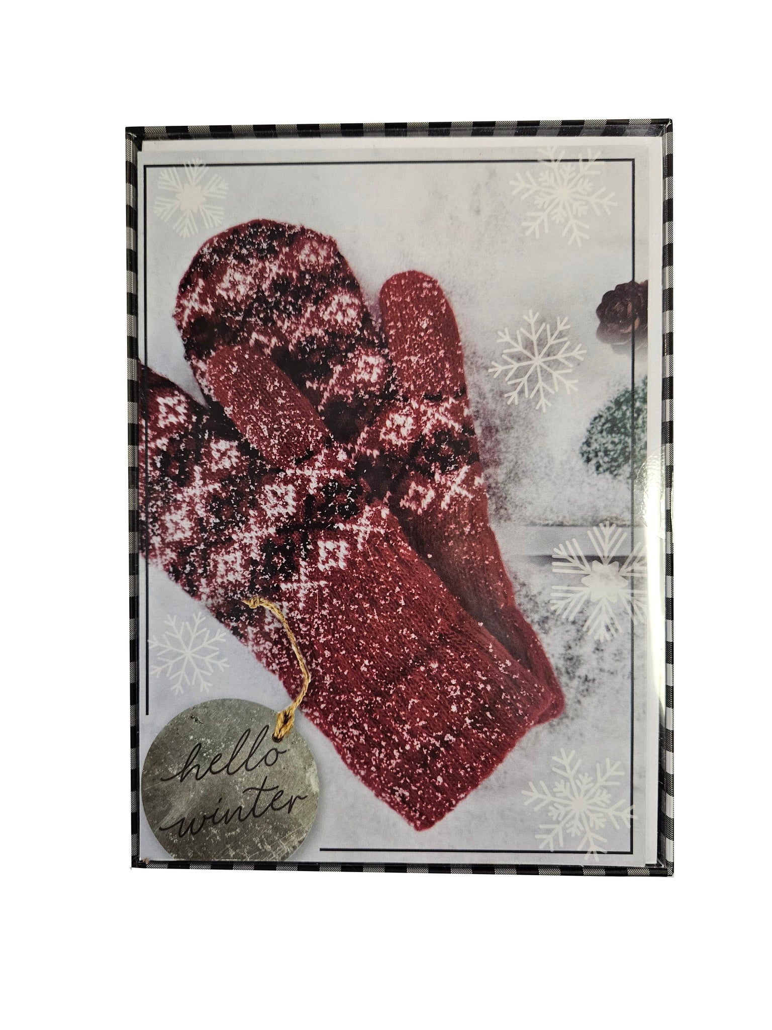 Winter Mittens - Premium Boxed Farmhouse Holiday Cards - 18ct.