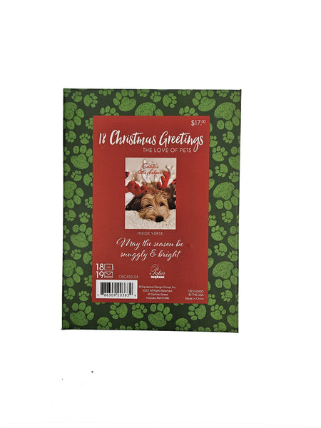 Santa's Little Helper - Premium Boxed Holiday Cards - 18ct.