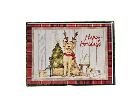 Reindeer Dog - Premium Boxed Holiday Cards - 18ct.