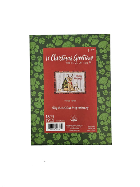 Reindeer Dog - Premium Boxed Holiday Cards - 18ct.