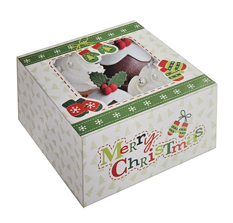 Holiday Cupcake/Cookie Box - Merry Christmas