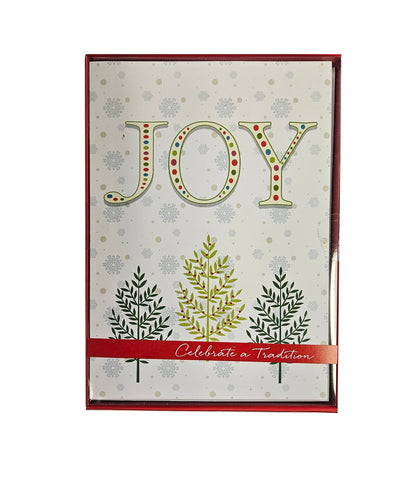 JOY -  Premium Boxed Holiday Cards - 18ct.