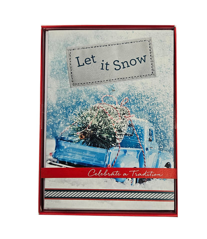 Christmas Delivery -  Premium Boxed Holiday Cards - 18ct.
