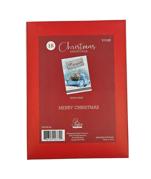 Christmas Delivery -  Premium Boxed Holiday Cards - 18ct.