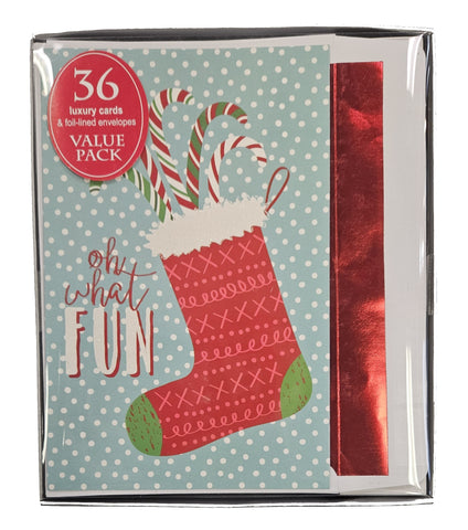 36ct - Value Pack Luxury Greetings Holiday Cards