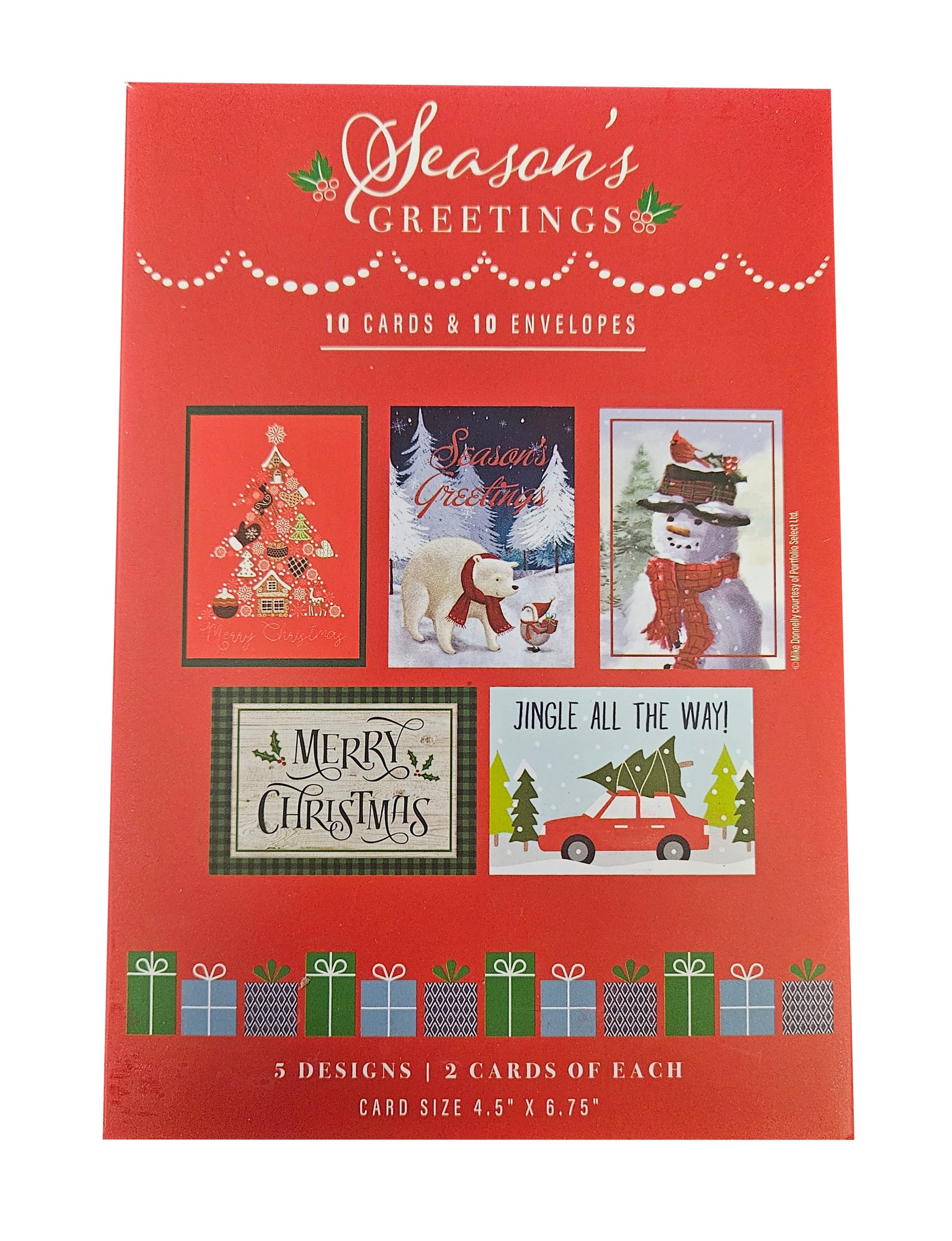 Value Pack Asst. Boxed Holiday Cards - Style B - 10ct.