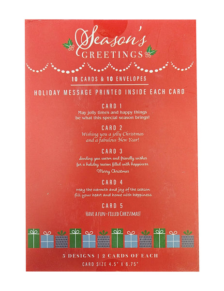 Value Pack Asst. Boxed Holiday Cards - Style B - 10ct.
