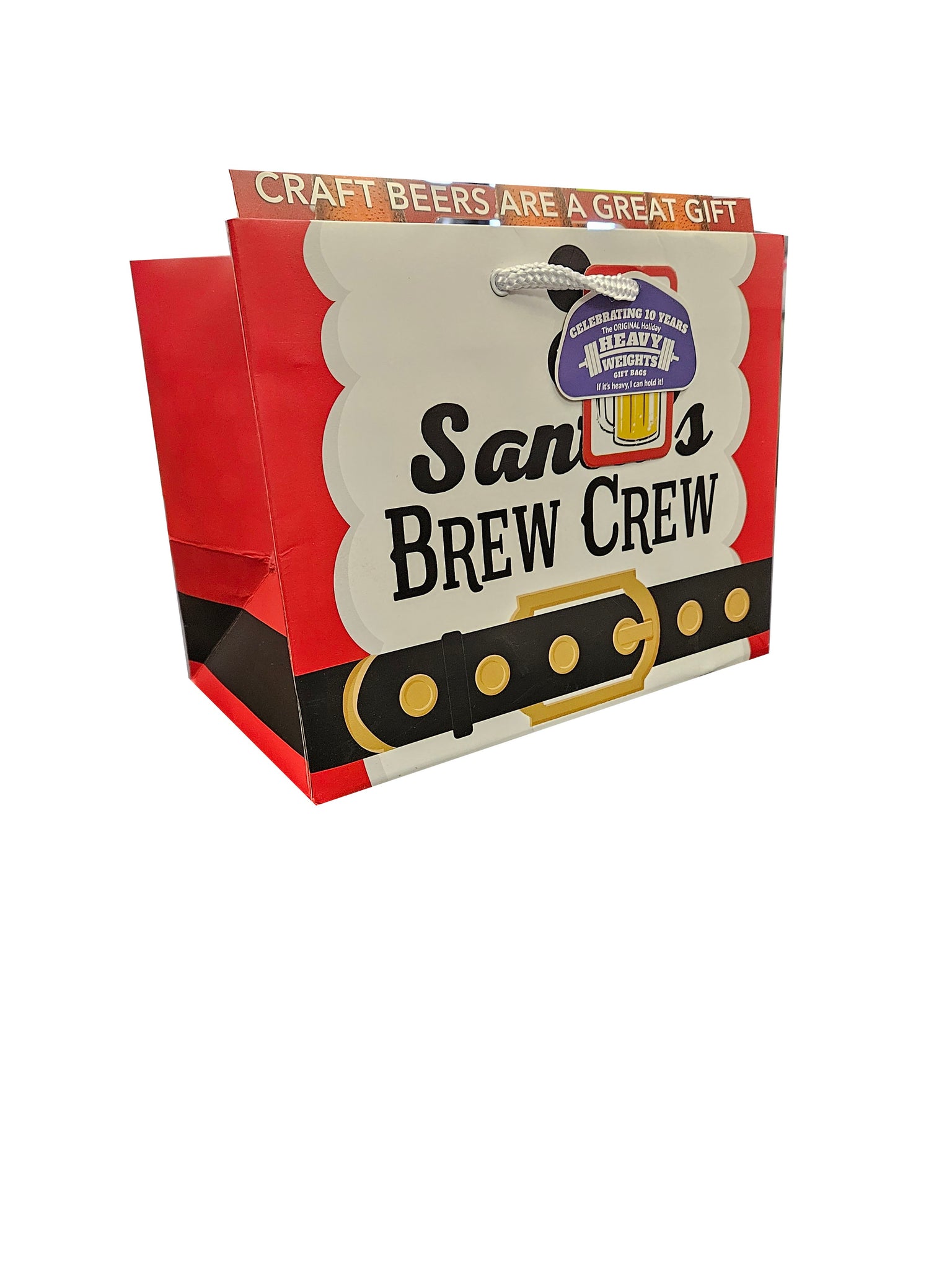 Holiday Craft Beer Gift Bag - Santa's Brew Crew