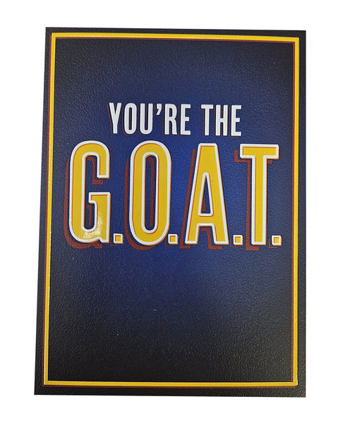 Father's Day Greeting Card - G.O.A.T.