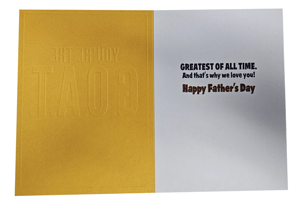 Father's Day Greeting Card - G.O.A.T.