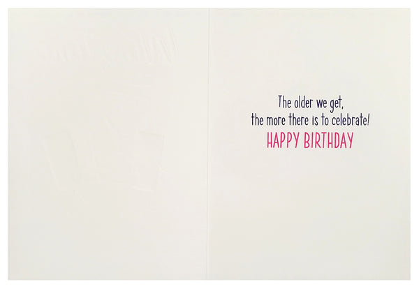 Birthday Greeting Card - Wine Cork Toast