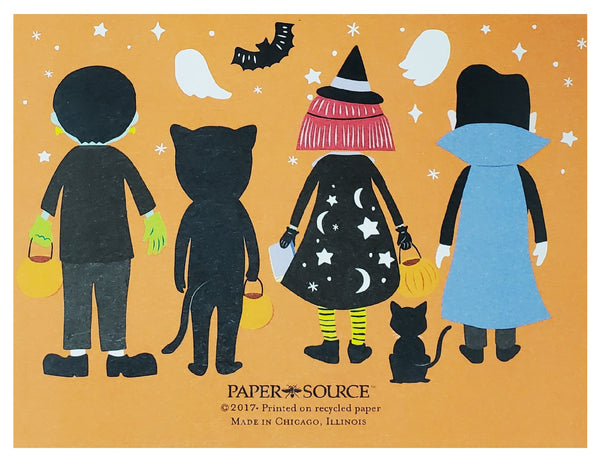 Halloween Greeting Card - Monster Lineup