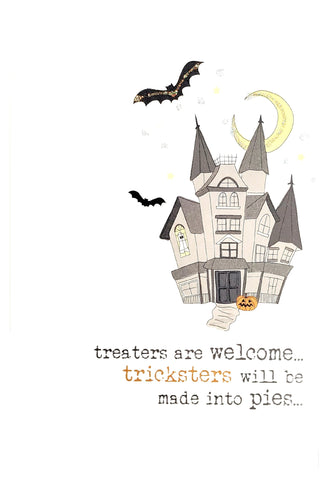 Halloween Greeting Card - Foreboding Manor