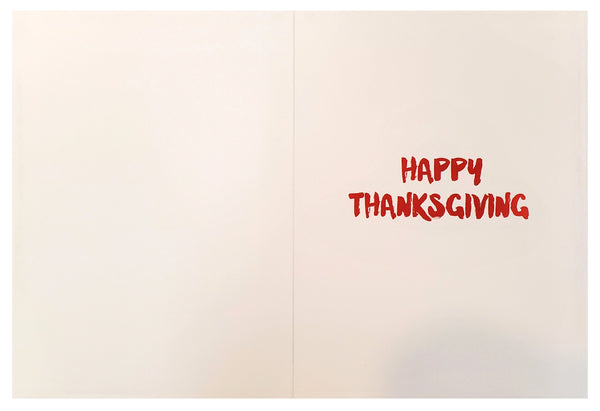 Thanksgiving Greeting Card - Time to Walk Off all that Thankfulness