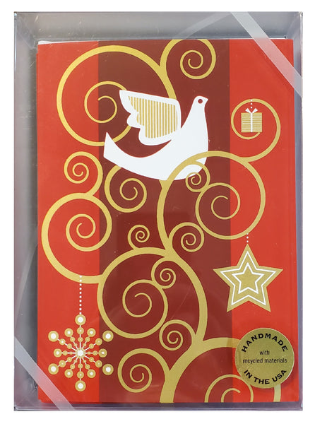 Red Dove - Boxed Christmas Cards - 8 ct.