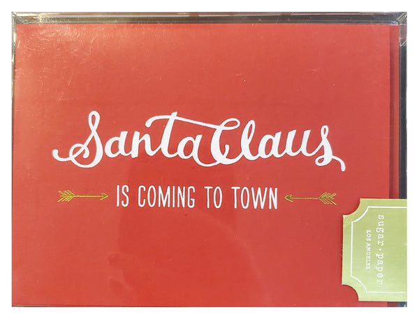 Santa Claus is Coming to Town - Boxed Christmas Cards - 6 ct.