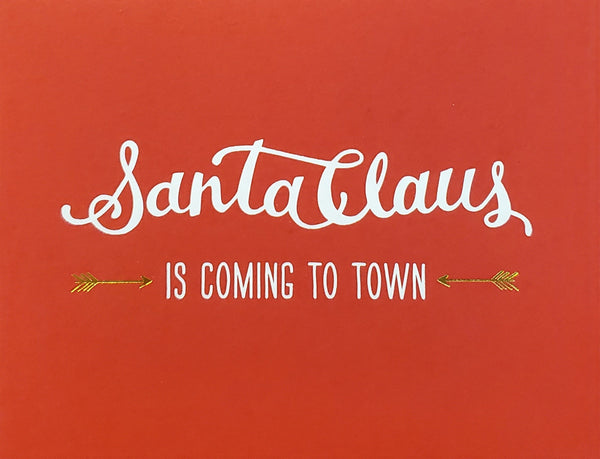 Santa Claus is Coming to Town - Boxed Christmas Cards - 6 ct.