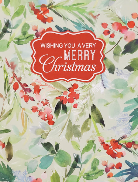 Wishing You a Very Merry Christmas - Boxed Christmas Cards - 8 ct.