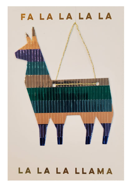 Christmas Greeting Card - Llama