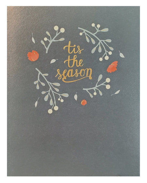 Pop-Up Christmas Greeting Card - Tis the Season