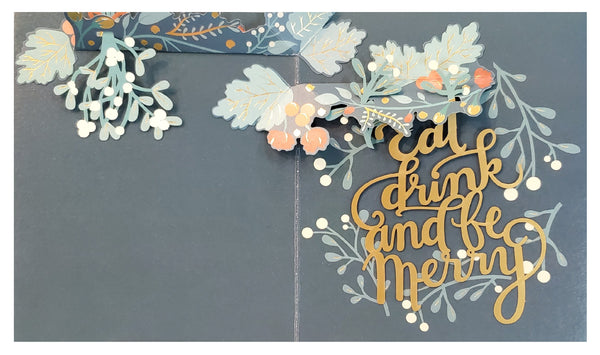 Pop-Up Christmas Greeting Card - Tis the Season
