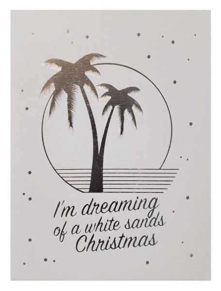 Christmas Greeting Card - White Sands