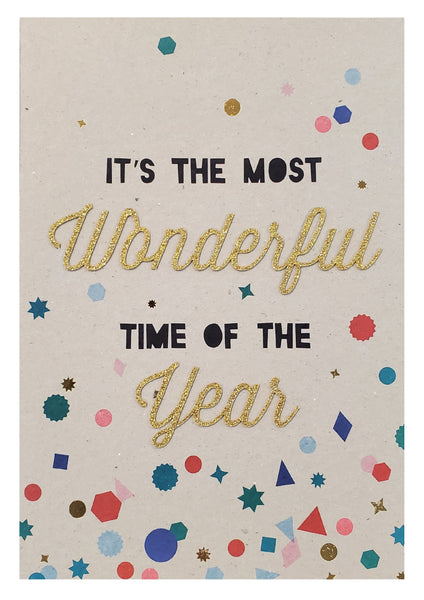 Christmas Greeting Card - Most Wonderful Time of the Year