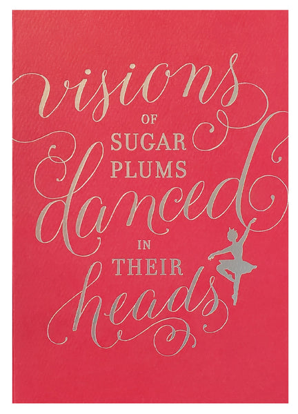 Christmas Greeting Card - Visions of Sugar Plums