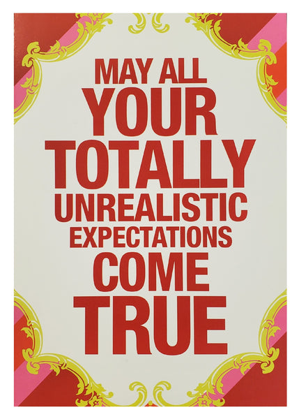 Christmas Greeting Card - Unrealistic Expectations