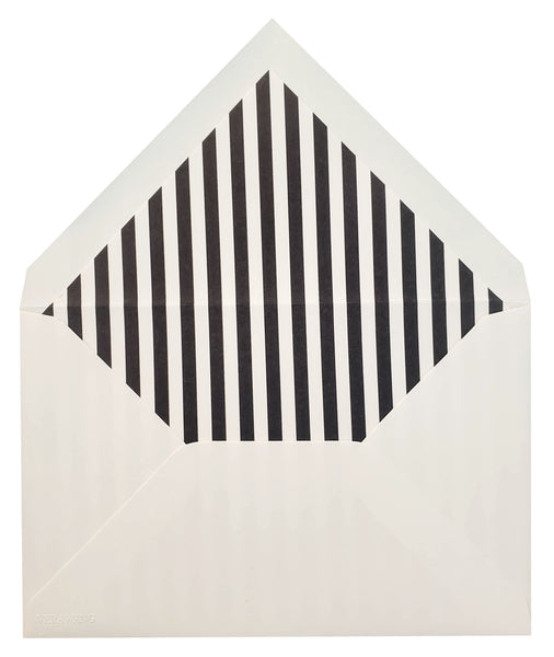 10 ct. Thank You Cards - Black & White