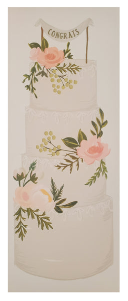 Wedding Greeting Card - Wedding Cake