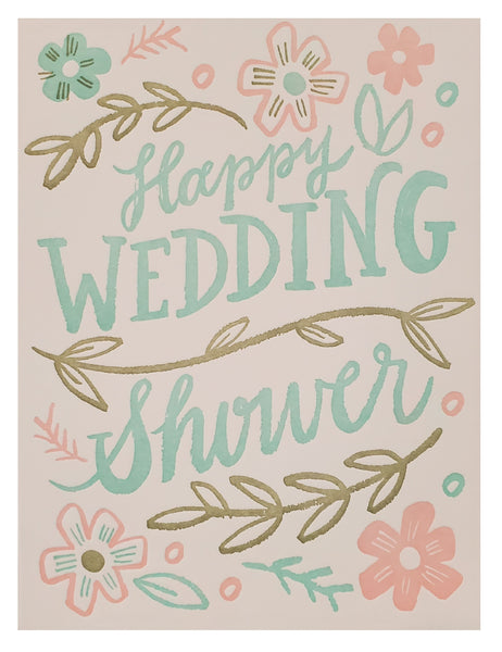 Wedding Shower Greeting Card - Happy Wedding Shower