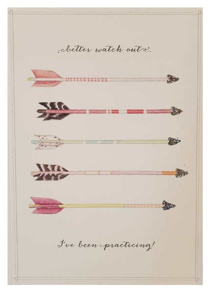 Valentine's Day Greeting Card  - I've Been Practicing