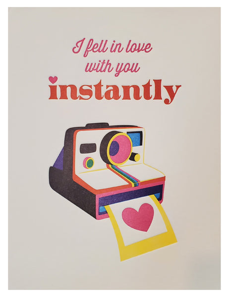Valentine's Day Greeting Card  - Polaroid