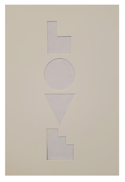 Valentine's Day Greeting Card  - LOVE