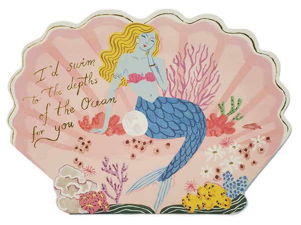 Valentine's Day Greeting Card  - To The Depths