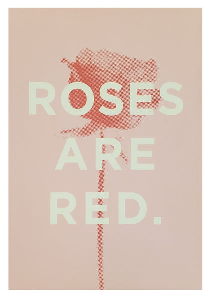 Valentine's Day Greeting Card  - Roses Are Red