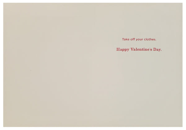 Valentine's Day Greeting Card  - Roses Are Red
